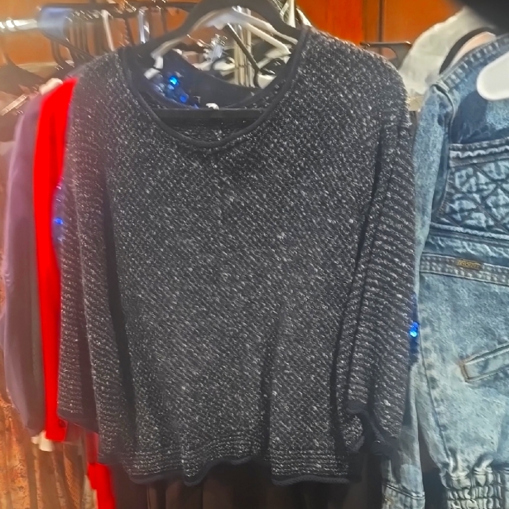 Women's Black Sweater small free people Kin